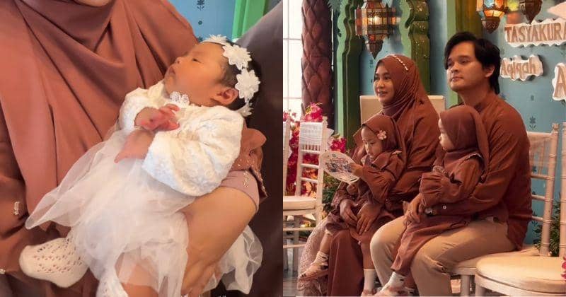 7 Foto Akikah Anak Ketiga Anisa Rahma, Berlangsung Khidmat